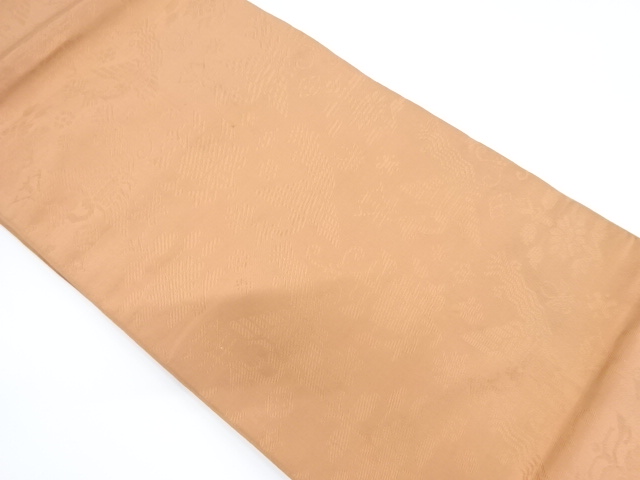 アンティーク　花鳥更紗模様織り出し全通袋帯（材料）